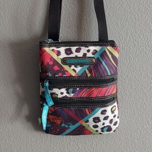Lily Bloom Vibrant Multi-Color Crossbody Bag